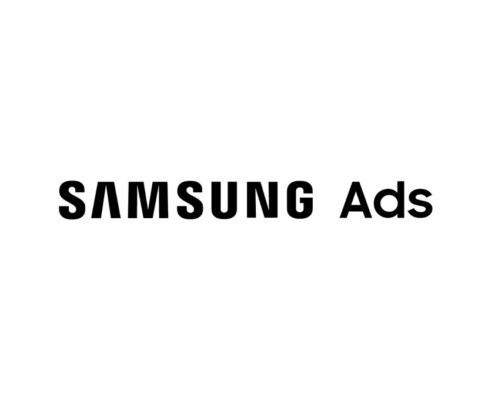 Samsung Ads logo on white background.